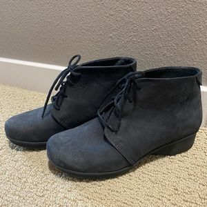 Black Dansko Lace up Booties